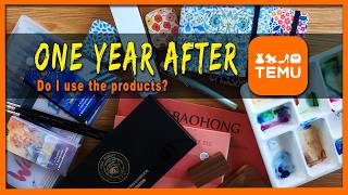 👉 Reviewing all the ART SUPPLIES I bought from TEMU one year ago. Have I used them? Are they good? 🤔