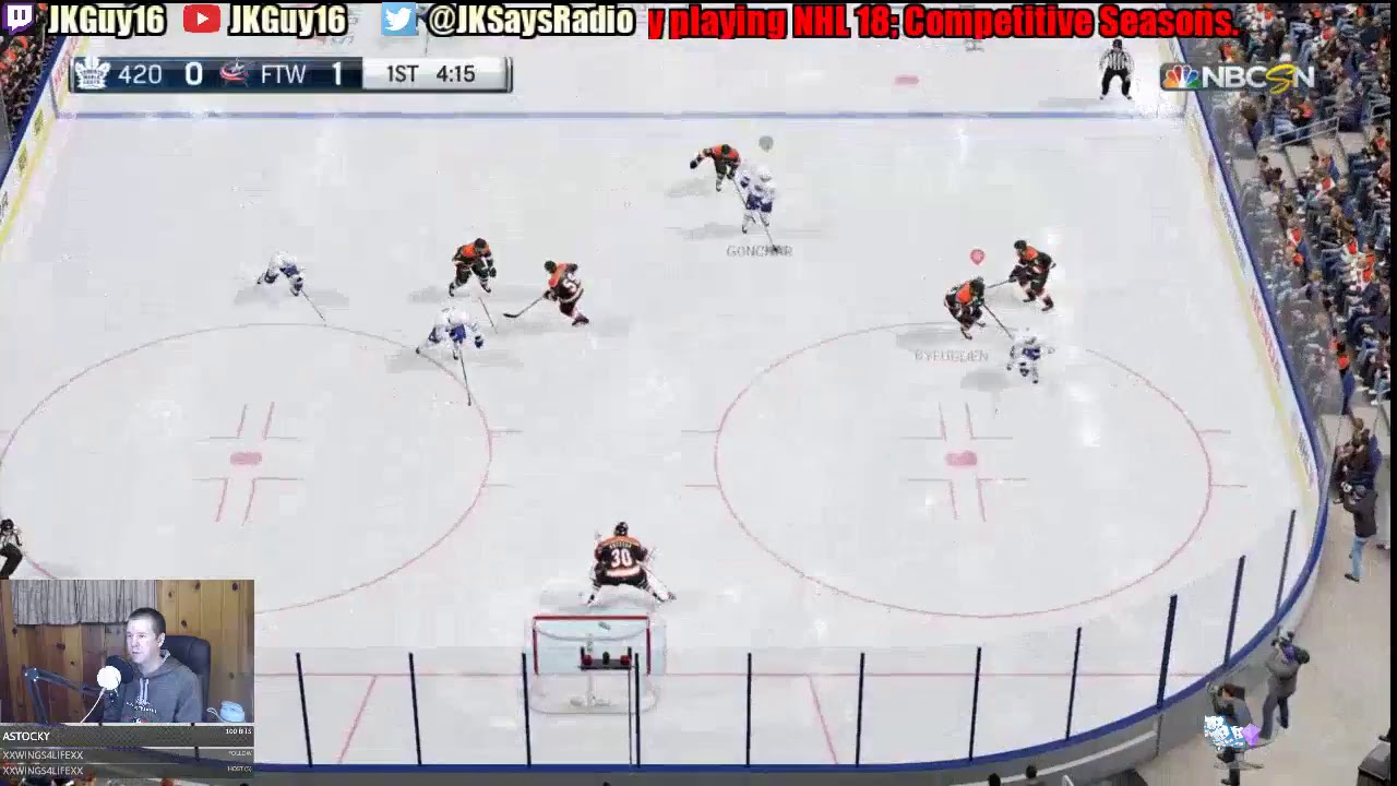 NHL 18 Competitive Seasons.  NHL 18