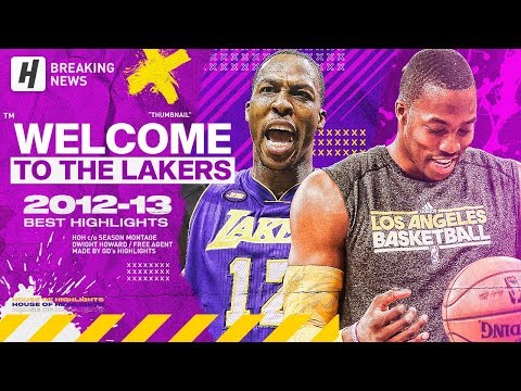 BREAKING: Dwight Howard Will Sign with the Lakers Again! BEST Highlights from His First Lakers Year!