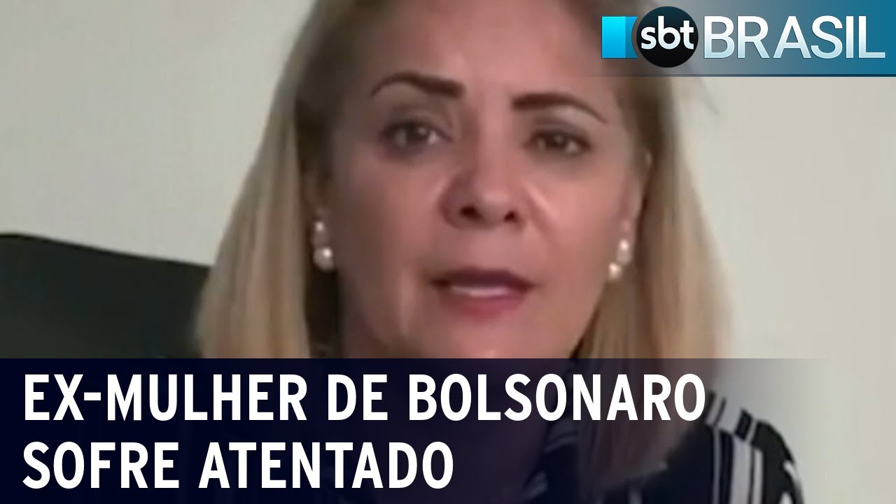 Ex-mulher de Bolsonaro é vítima de atentado em Brasília | SBT Brasil (30/09/22)