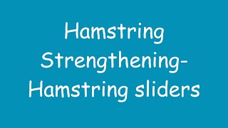 IH Soft Tissue Therapy| Hamstring Strengthening - Hamstring sliders screenshot 3