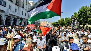 Maroc : manifestations en soutien Palestiniens, les pays arabes solidaires