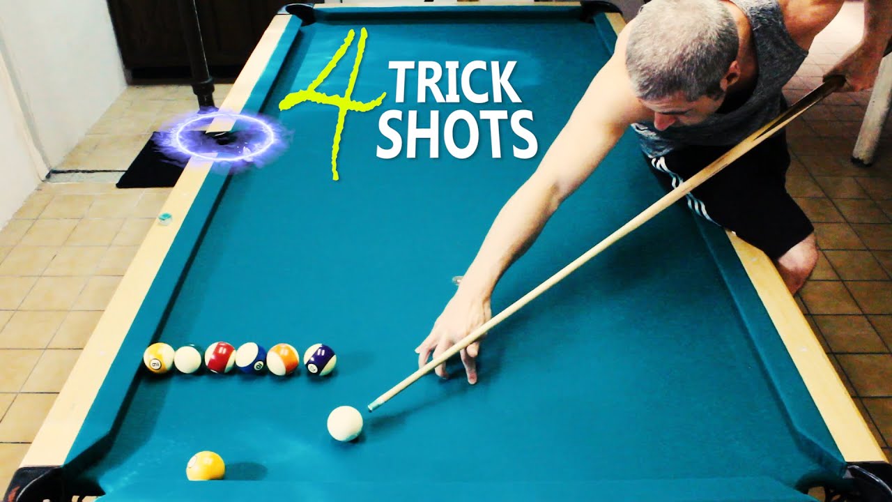 4 Pool Trick Shots Volume 17 YouTube