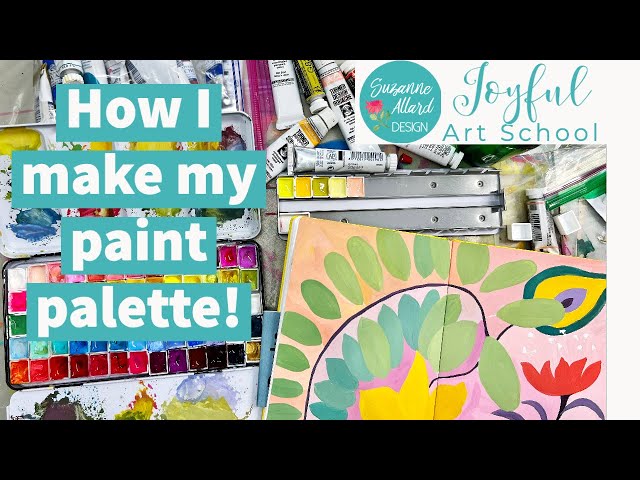 Make Your Own Clay Paint Palette • Maria Louise Design
