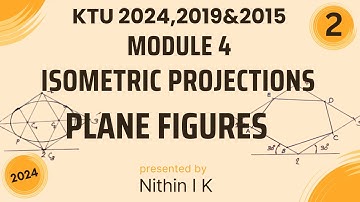 Isometric Projection | Plane figures| | KTU Engineering Graphics 2024,2019 & 2015 SCHEMES