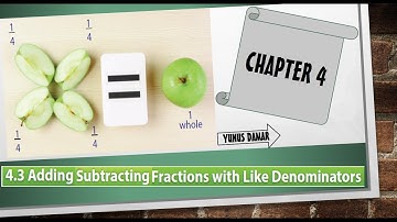 4.3 Adding and Subtracting Fractions With Like Denominator