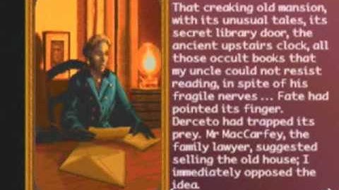 Alone in the Dark Introduction (Emily) - 3DO