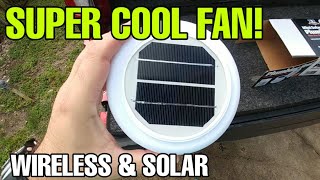 Very Cool Trailer Upgrade! Ultrafab Solar Fan