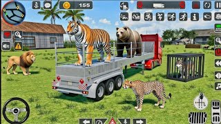  Animal Transporter  Truck 3D Game  - Zoo Animal Transporter Driving  Simulator Android Gameplay screenshot 2