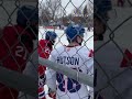 Montreal Canadiens hold outdoor practice