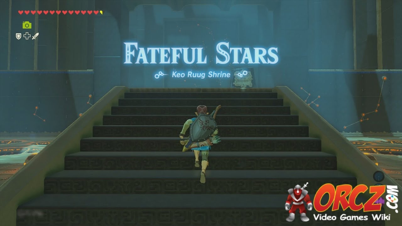 Legend Of Zelda Breath Of The Wild Keo Ruug Shrine Legend of Zelda Breath of the Wild Shrine Keo Ruug Fateful Stars