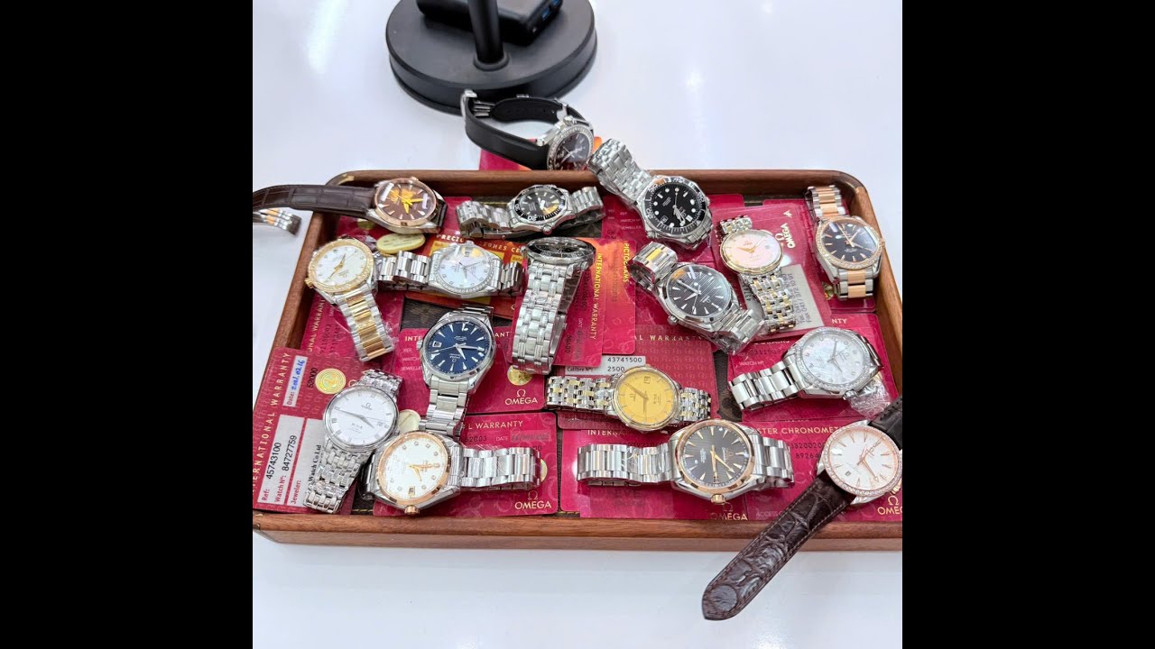 [XẢ NGHỈ TẾT] LÔ ĐỒNG HỒ OMEGA CHÍNH HÃNG QUA SỬ DỤNG