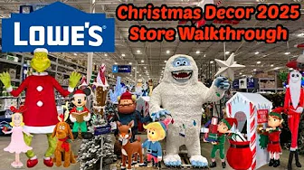 Lowe's Christmas Decor 2025 Store Walkthrough (Best Lineup Ever For Lowes)