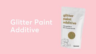 How to use our glitter paint additive for the best results ✨😍 #glitt