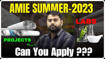 Check your Eligibility for Project & Lab of AMIE