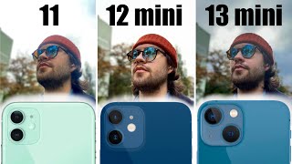 iPhone 13 mini camera comparison with iPhone 12 mini and iPhone 11