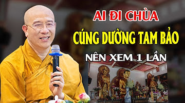 Ai thường đi chùa Cúng Dường Tam Bảo nên xem qua bài giảng này 1 lần - Thầy Thích Trúc Thái Minh