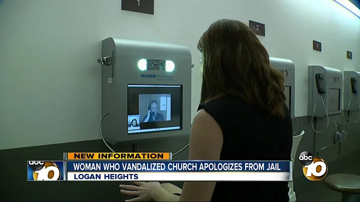 Woman who vandalized church apologizes from jail
