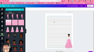 How to customize blank lined journal templates on Canva