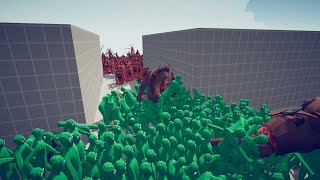 What army can destroy a Zombie Wave? Corridor Map Test TABS Update Totally Accurate Battle Simulator