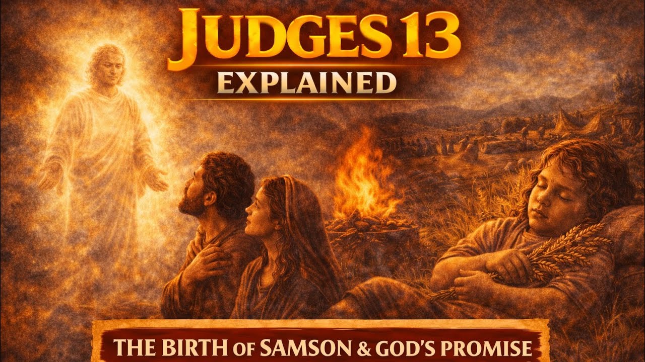 Judges 13 Explained — The Birth of Samson and God’s Promise of Deliverance