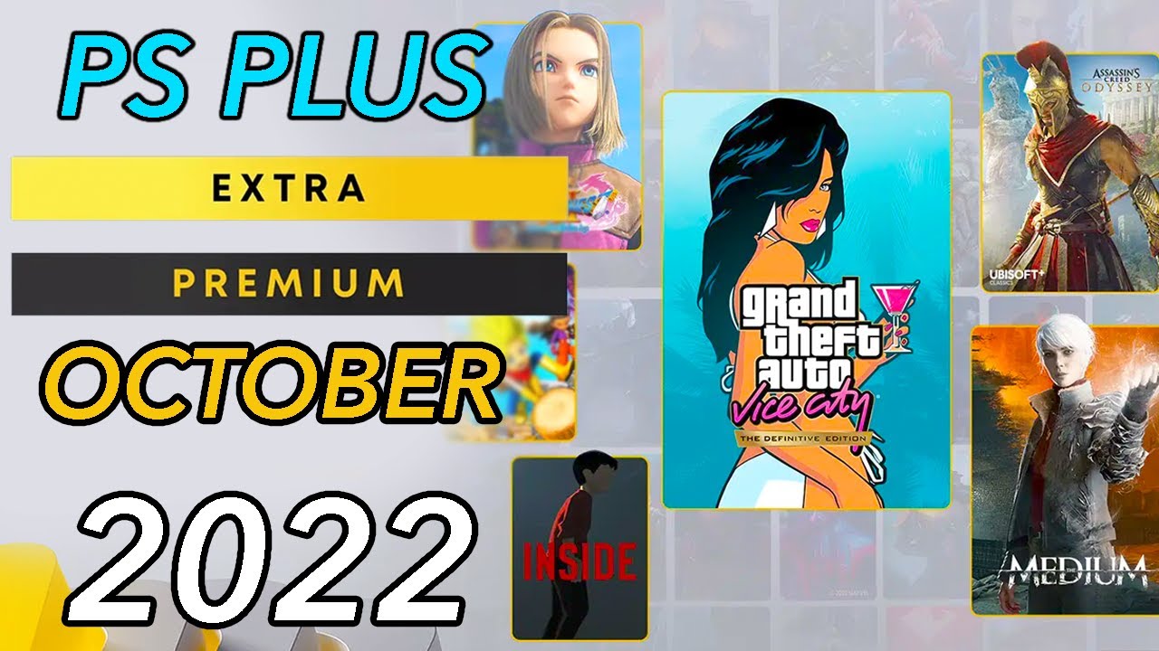 PS Plus Premium & Extra FREE Games for October 2022! - GTA Vice City, Assassin’s Creed & More!