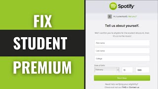 How to Fix Spotify Student Premium not Working