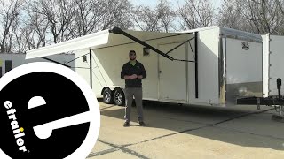 etrailer | Solera 12V XL Power RV Awning Installation  Enclosed Trailer