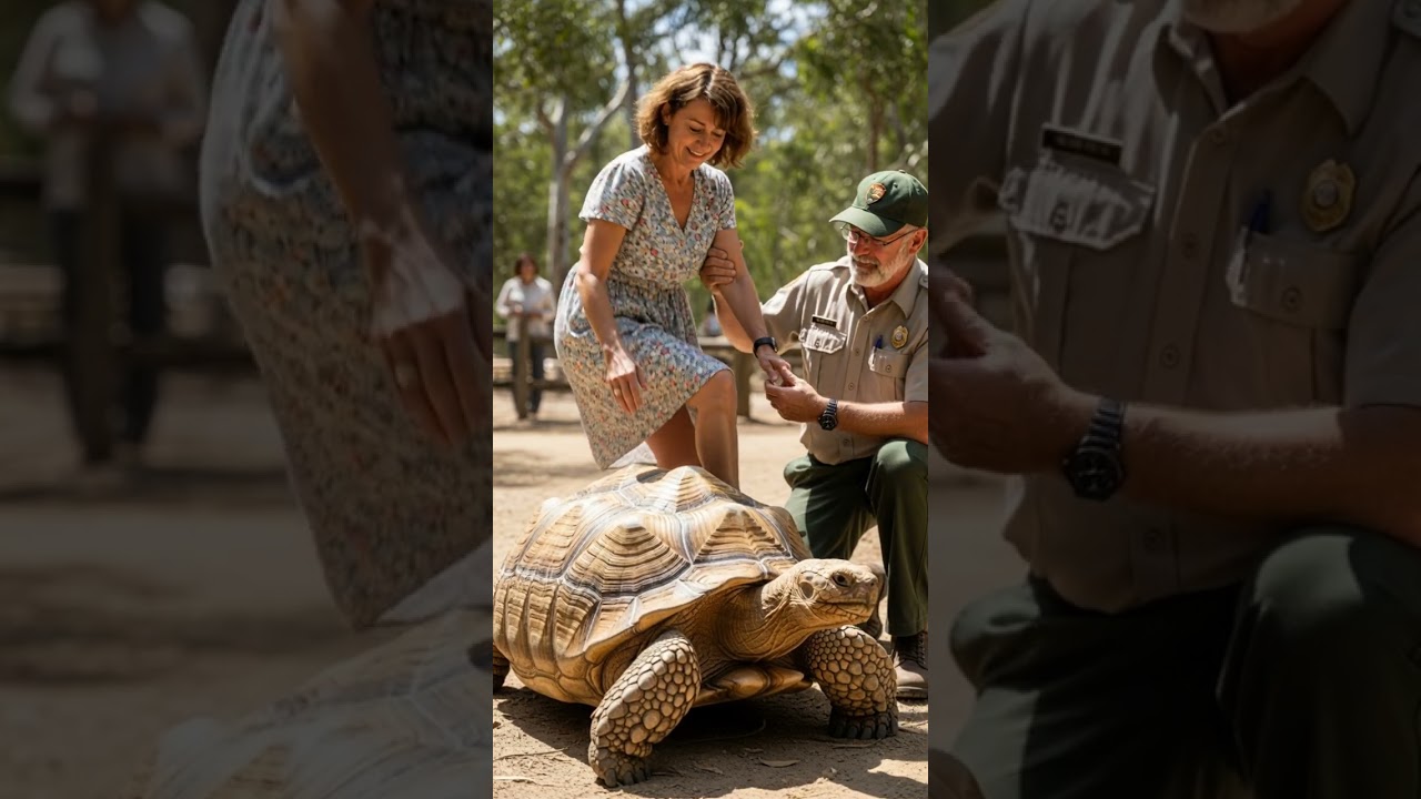 Slow and Steady Fun 🐢 Tortoise Ride of a Peaceful Garden Adventure