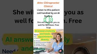 17. AI Phone Support for Sports Chiropractic Clinics - {City} Ai Receptionist #aireceptionist