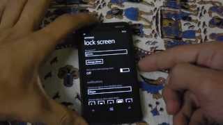 Changing Nokia Lumia Lock Screen And Theme screenshot 3