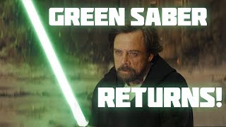 The Return of Luke's Green Lightsaber