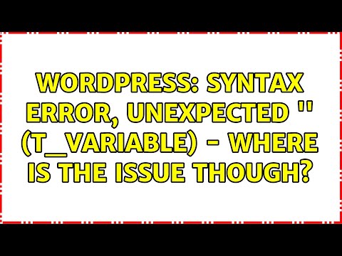 Wordpress: syntax error, unexpected '$id' (T_VARIABLE) - where is the issue though?