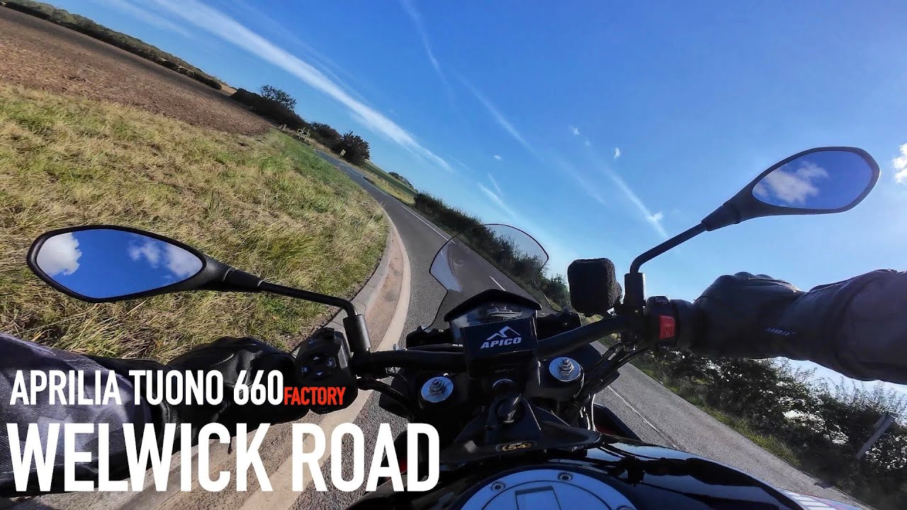 Aprilia Tuono 660 Factory | Welwick Road | Windy Morning Ride