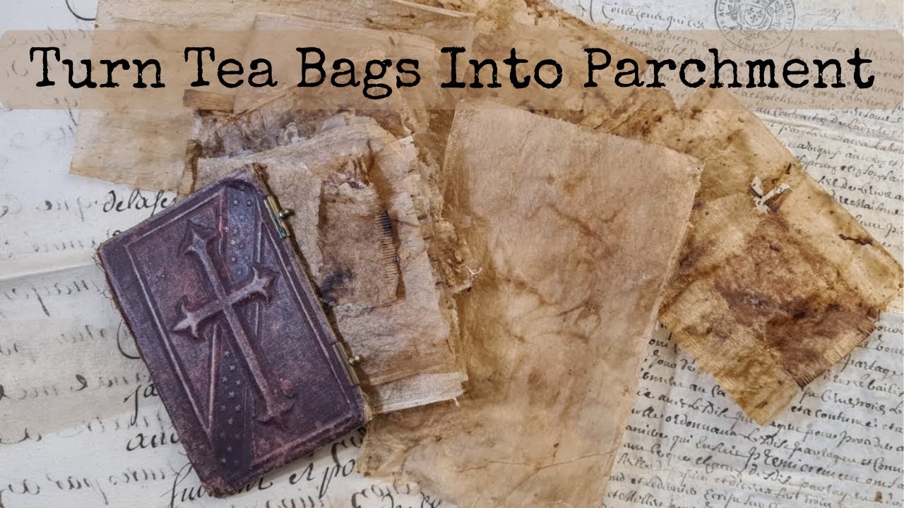 Превратите чайные пакетики в хрустящую пергаментную бумагу.