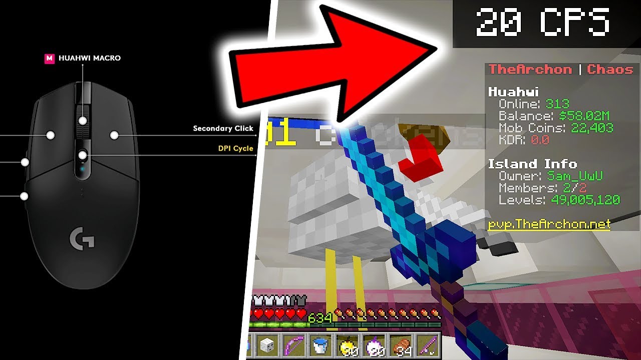 มาโคร minecraft Update New Will This 20 CPS Macro Get Me Banned?... (Minecraft SkyBlock)