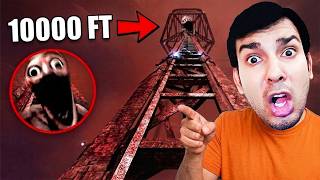 Do Not Look Down While Climbing!