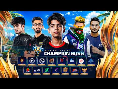 [🔴LIVE]  BUNNY CUP | CHAMPION RUSH - FREE FIRE @raadvaiyt829 @RedHawksOfficials @Flickerz7