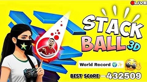 Stack Ball 3d Live High Score Challenge Part - 7 || #stackball #stackballlive #ytshorts