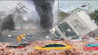 TOP 30 minutes of natural disasters! Storms, tornadoes, earthquakes, floods, are recorded on cameras