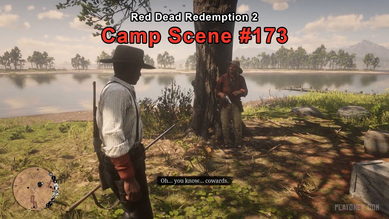 Lenny Shot Rdr Micah tells Lenny that he shot a lot of folk like him - Camp Scene #173 ...