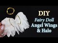 Ailes de fe dange et halo diy  ailes dange de poupe  comment faire un ange  poupe bendy  kit fe
