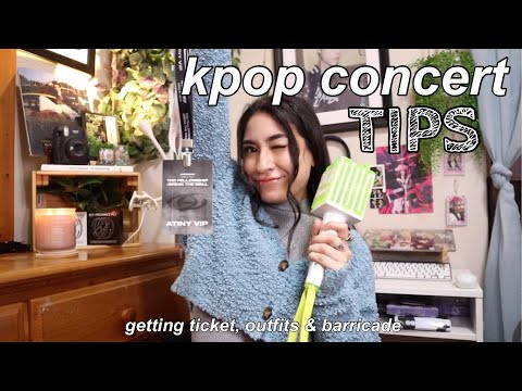 Kpop Concert Tips!! Ticketing, Outfits x Getting Barricade °