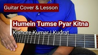 Miniatura del video "Humein Tumse Pyar Kitna | Kudrat| Guitar Lesson & Cover"