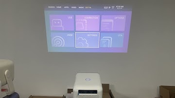 How to change the projection mode of BYINTEK LOVE U4 1080P version projector