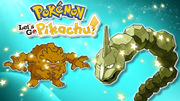 Finding a SHINY ONIX AND GRAVELER in Pokémon Let’s Go!