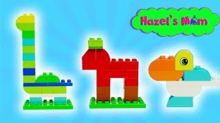 Creating animals with Lego Duplos! Dinosaurs, moose, even a Blue Footed Booby! screenshot 3