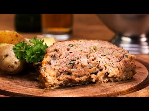 Video: Wie Man Hausgemachten Hackbraten Macht