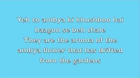 Taare Zameen Par Hindi and English lyrics
