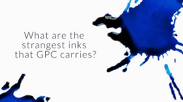 What Are The Strangest Inks That GPC Carries? - Q&A Slices